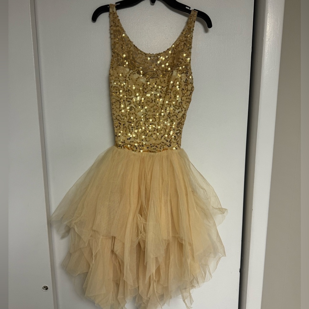 Weissman gold dance costume